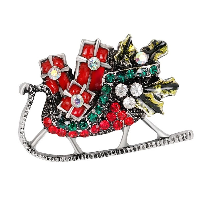 BrochesBroches de cristal de Navidad