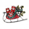 BrochesBroches de cristal de Navidad