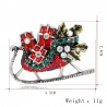BrochesBroches de cristal de Navidad
