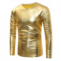 Shiny metallic t-shirt - long sleeveT-shirts