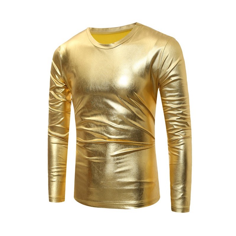 Shiny metallic t-shirt - long sleeveT-shirts