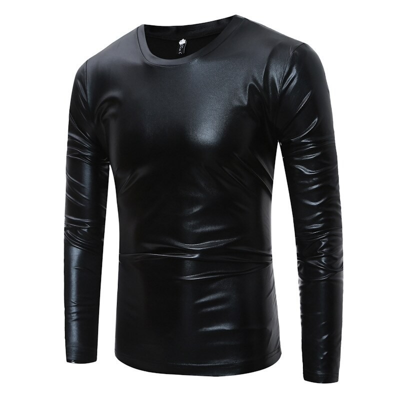 Shiny metallic t-shirt - long sleeveT-shirts