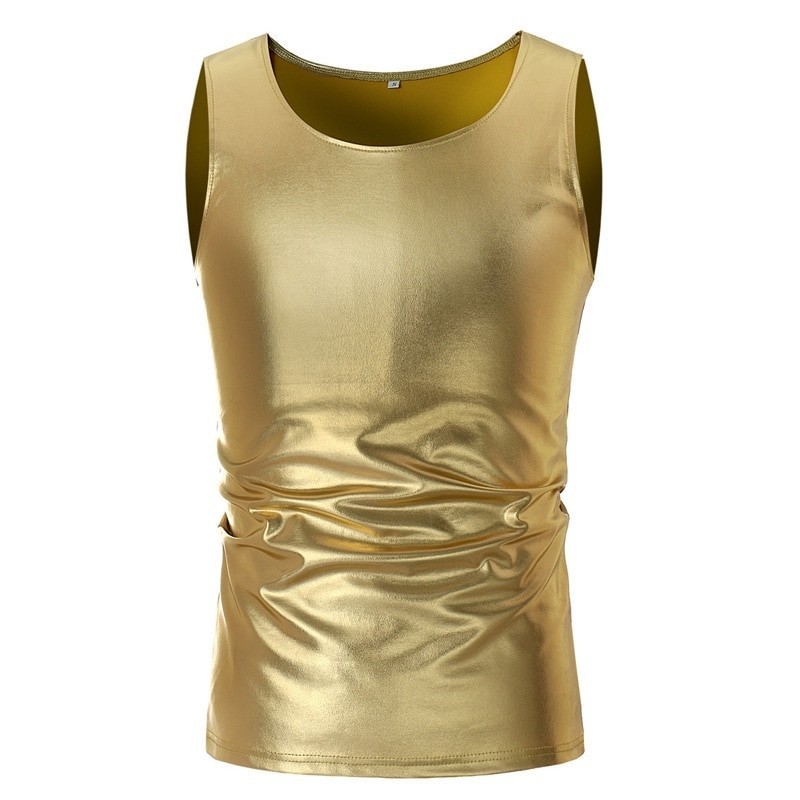 Shiny metallic t-shirt - sleeveless vestT-shirts Shiny metallic t-shirt - sleeveless vestT-shirts