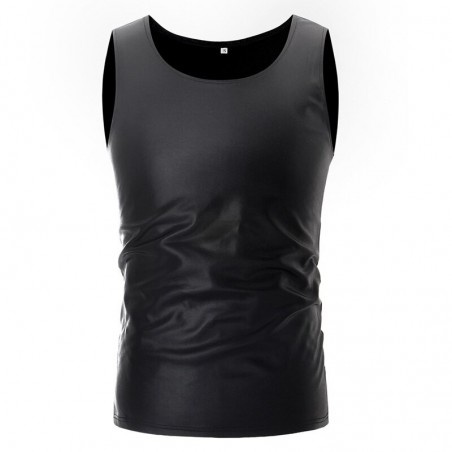 Shiny metallic t-shirt - sleeveless vestT-shirts