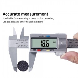 Calibrador150mm LCD caliper vernier digital - micrometer electrónico - herramienta de medición