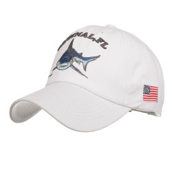 Sombreros / gorrasVintage original Tiburón - tapa de béisbol de algodón bordado - unisex