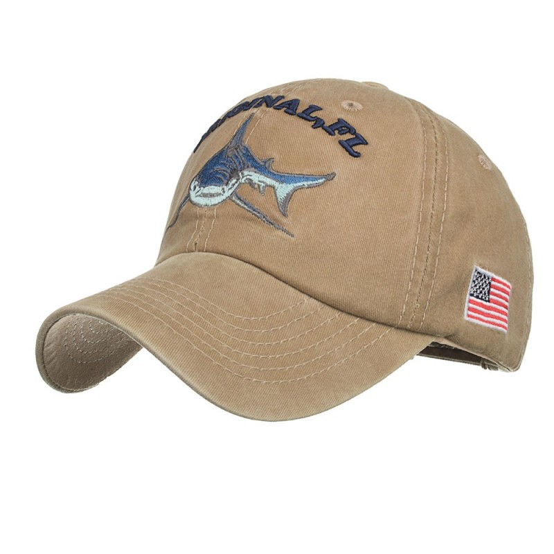 Sombreros / gorrasVintage original Tiburón - tapa de béisbol de algodón bordado - unisex