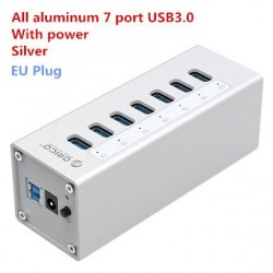 HubOrico A3H7 A3H10 A3H4 - separador de alta velocidad de aluminio - 7-port - USB 3.0