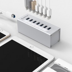 HubOrico A3H7 A3H10 A3H4 - separador de alta velocidad de aluminio - 7-port - USB 3.0