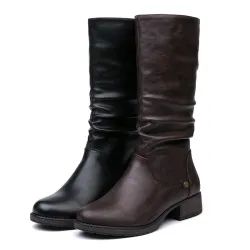 BotasInvierno - calientes botas de medio-calf