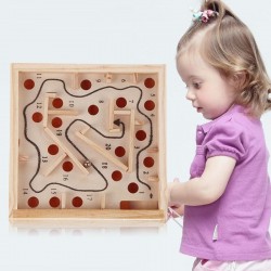 EducativoJuego de laberinto con bola - juguete educativo de madera
