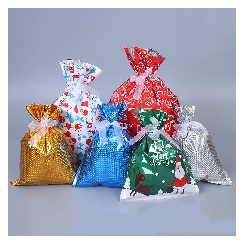 NavidadBolsas de regalo de Navidad con cajones 32 * 24 cm 50 piezas