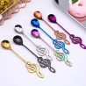 Decorative spoon with music note for tea & coffee & desserts - stainless steelCutlery