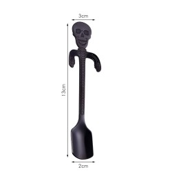 Cubiertoscuchara de acero inoxidable con cráneo