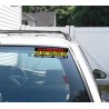 Do Not Follow Me You Won't Make It - vinyl car sticker 15 * 4 cmStickers