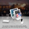 5V2.4A 7-ports USB charging station dock with phone holderChargers