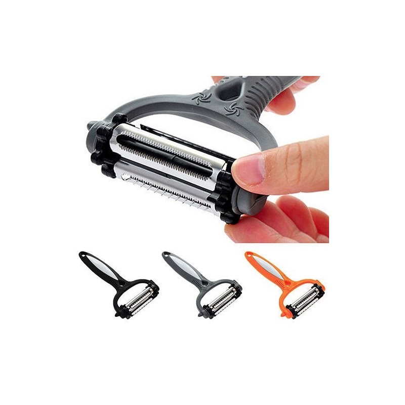 Cuchillos de cocinaHerramienta rotativa multifuncional de cocina de 360 grados - peeler para verduras " frutas - rallador - c...