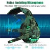 Auricularesauriculares de juego de 3,5 mm - auriculares con micrófono & luz LED