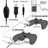Auricularesauriculares de juego de 3,5 mm - auriculares con micrófono & luz LED