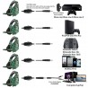 Auricularesauriculares de juego de 3,5 mm - auriculares con micrófono & luz LED