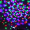 Iluminación de escenarios y eventos6W LED E27 luz RGB - bombilla giratoria con doble cabeza - etapa & lámpara disco