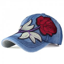 Sombreros & gorrasGorra de béisbol Jeans con rosa roja