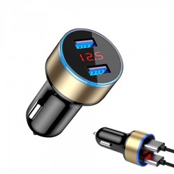 5V 3.1A Universal smartphone car charger with dual USB and LEDInterior accessories