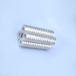 N35Anillo de imán de neodimio N35 - 20 * 5 - agujero de 5 mm - 5 piezas