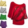 Blusas y camisasCamisa de lentejuela brillante - manga corta