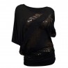 Shiny sequin shirt - short sleeve topBlouses & shirts