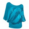 Blusas y camisasCamisa de lentejuela brillante - manga corta