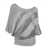 Blusas y camisasCamisa de lentejuela brillante - manga corta