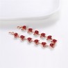 Gold & silver bracelet with red rosesBracelets