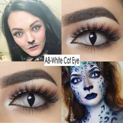 Fiesta & HalloweenOjo de gato de Halloween - lentes de contacto