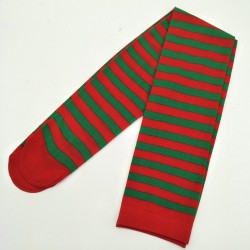 LenceríaElfo de Navidad - medias rayadas