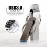 USB 3 - 4GB 8GB 16GB 32GB 64Gb 128GB 256GB 512GB - memory disk - fast speed - pendrive with keyringMemory & storage