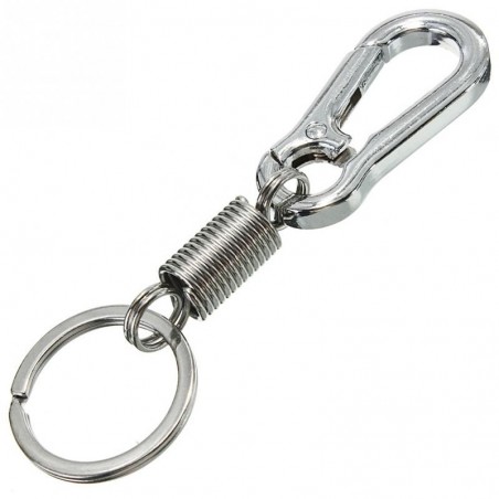 Stainless steel carabiner clip keychain - keyringKeyrings