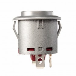 Interruptores12V 22mm LED interruptor de botón de empuje momentáneo - impermeable - arranque del motor del coche - metal