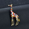 Enamel giraffe - elegant broochBrooches