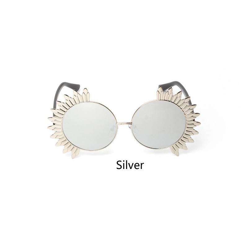 Vintage round sunglasses with rivets - UV 400Sunglasses
