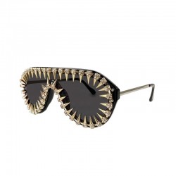 Vintage steampunk sunglasses with rivets - unisexSunglasses