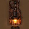 ApliquesVintage - lámpara de pared de madera - luz LED