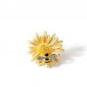 BrochesAbeja de cristal y margarita - un elegante broche
