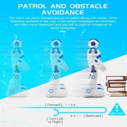 Juguetes R/CJJRC R2 RC robot Cady - IR control de gestos - danza inteligente RC juguete