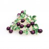 BrochesArándano púrpura - broche de cristal