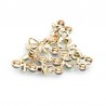 BrochesArándano púrpura - broche de cristal