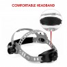CascosCasco de soldadura solar de oscurecimiento automático - máscara - 4 sensores de arco DIN5 ~13