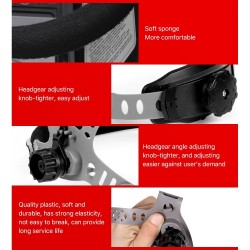 CascosCasco de soldadura solar de oscurecimiento automático - máscara - 4 sensores de arco DIN5 ~13