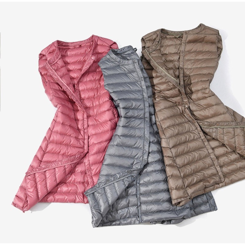 ChaquetasCaída - invierno ultraligero chaleco largo ChaquetasCaída - invierno ultraligero chaleco largo