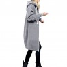 ChaquetasChaqueta casual oversize - sudadera con capucha larga con cremallera - más tamaño